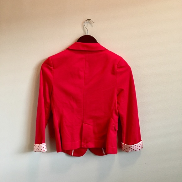 Vintage Red Blazer - Picture 2 of 3